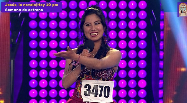 La imitadora de Katy Jara demostró todo su talento