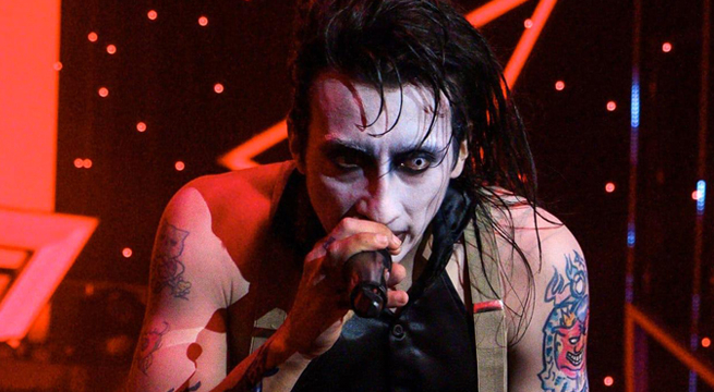 Imitador de Marilyn Manson cantó “This is the new shit” en la gala del lunes