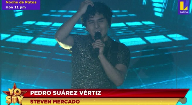 El imitador de Pedro Suárez-Vértiz cantó “Me estoy enamorando”