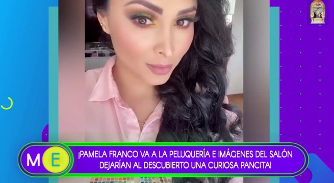 Imagen dejaría al descubierto una curiosa pancita de Pamela Franco