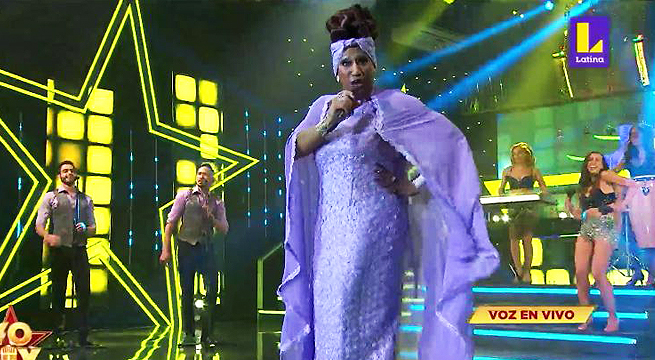 Imitador de Celia Cruz le puso su sabor a la Gran Final con “Burundanga”