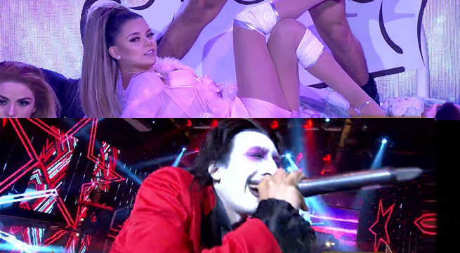 Imitadores de Marilyn Manson y Ariana Grande se enfrentaron en Yo Soy