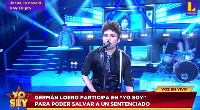 Germán Loero y su impresionante imitación de Gustavo Cerati en Yo Soy