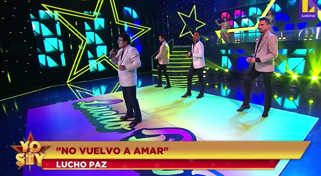 El imitador de Lucho Paz cantó “No vuelvo a amar”