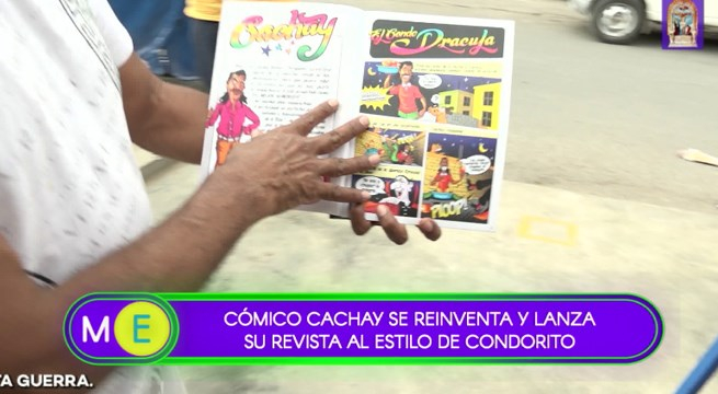 Cómico Cachay se reinventa y saca revista al estilo de Condorito