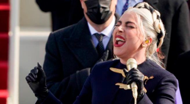 Lady Gaga ilumina la emotiva ceremonia de juramento de Joe Biden