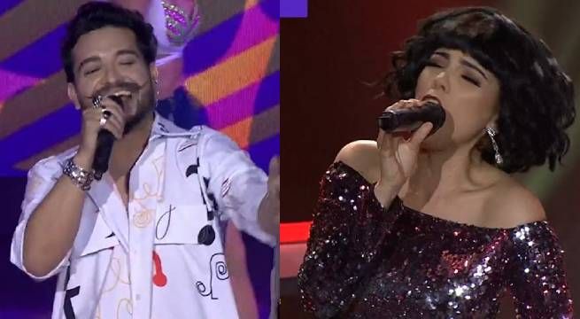 Imitadores de Mon Laferte y Camilo batallaron en la gala del jueves