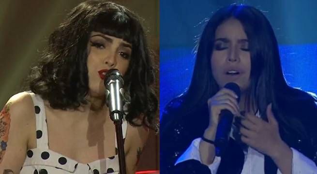 Imitadoras de Mon Laferte y Laura Pausini se enfrentaron en la gala del lunes