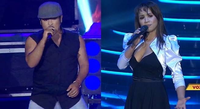 Imitadores de Brian Johnson y Myriam Hernández tuvieron un duelo musical