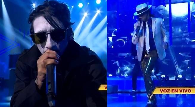 Imitador de Marilyn Manson fue retado por el Michael Jackson peruano