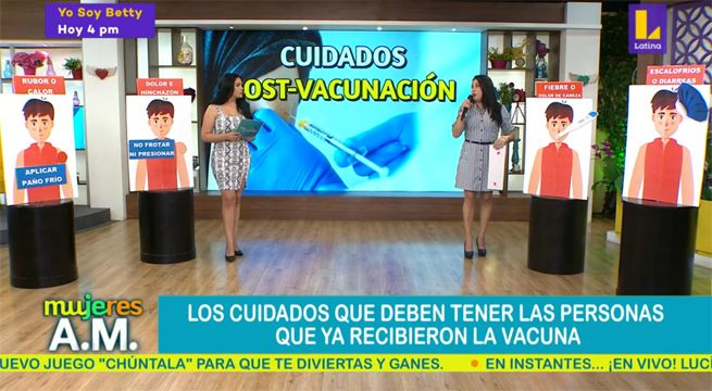 Mujeres al Mando: Los cuidados que deben tener las personas que ya recibieron la vacuna