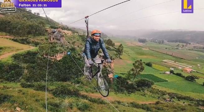 Gonzalo y Óscar pedalearon a través del hermoso cielo cusqueño