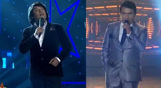 Imitadores de Sandro y Manolo Otero se enfrentaron en la gala del miércoles