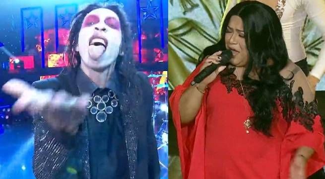 Imitadores de Marilyn Manson y La India no se dieron tregua