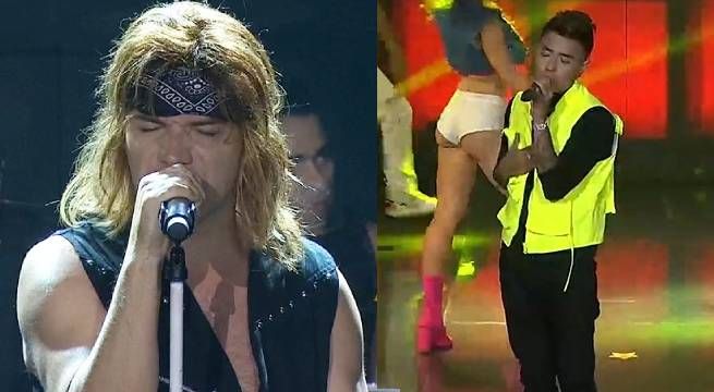 Imitadores de Jon Bon Jovi y Ozuna abrieron los duelos de este martes