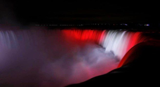 Cataratas del Niágara proyectarán Bandera del Perú el 28 de julio