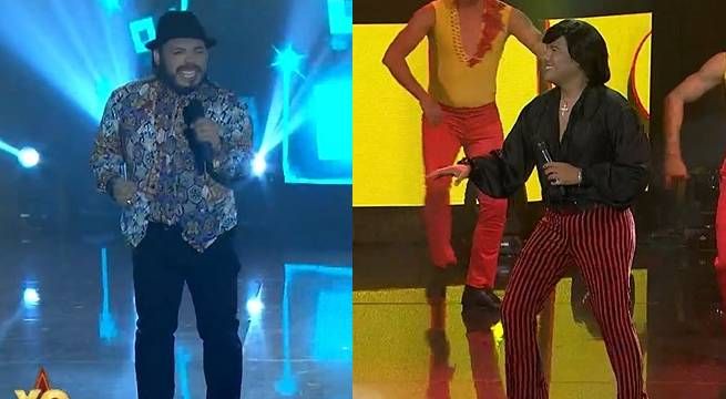 “Juan Luis Guerra” y Jonathan Rojas vs. “Sandro” y Marina Yafac en Yo Soy: Grandes Famosos