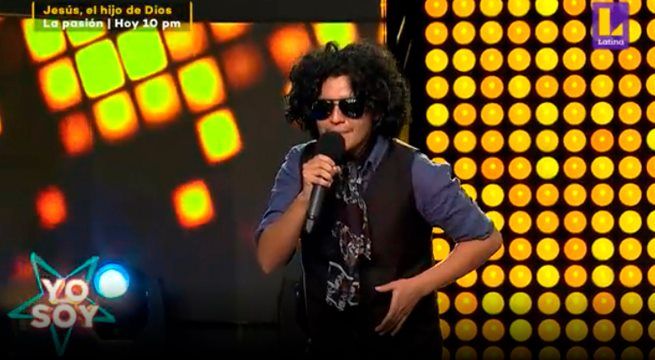 El imitador de Andrés Calamaro intentó convencer al jurado