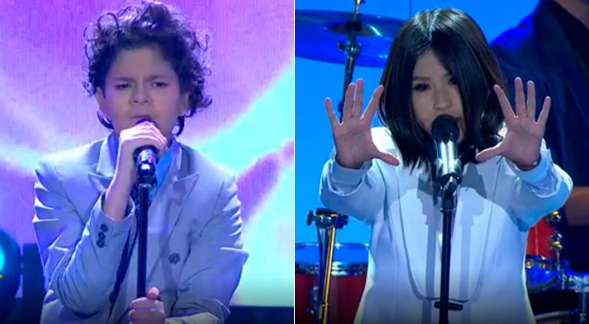 El imitador de ‘Luis Miguel’ se enfrentó a la imitadora de ‘Laura Pausini’
