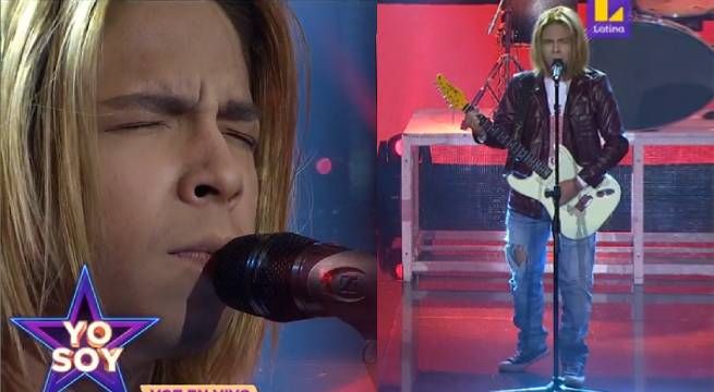 Imitador de Kurt Cobain interpretó “Come as you are” en la gala del lunes