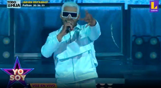 El imitador de J. Balvin sorprendió al jurado con el tema “Blanco”