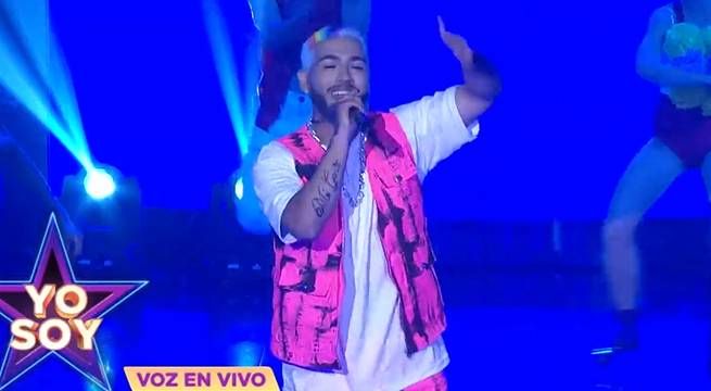 Imitador de J Balvin cantó un mix en la Noche de Eliminación