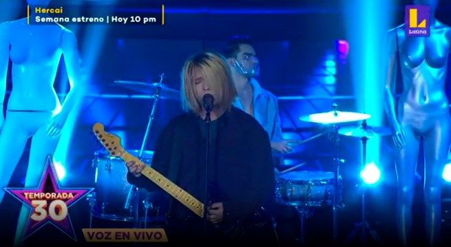 El imitador de Kurt Cobain interpretó “Lithium”