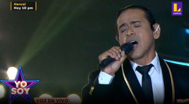 El imitador de Alejandro Fernández interpretó “Abrázame”