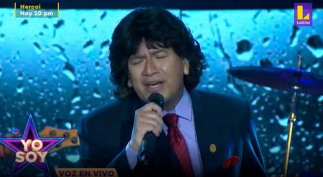 El imitador de Jorge Gatto sorprendió con el tema “Es La Lluvia Que Cae”