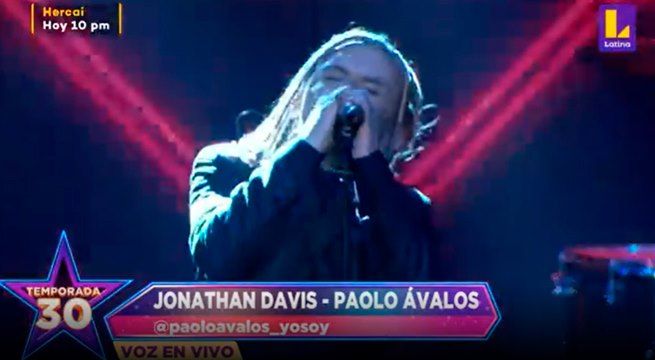 El imitador de Jonathan Davis cantó “Coming Undone”