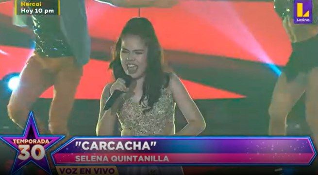 La imitadora de Selena sorprendió al jurado con el tema “Carcacha”