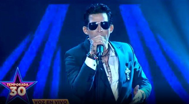 El imitador de Marc Anthony sorprendió al cantar “Cambio de Piel”