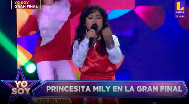 La imitadora de la Princesita Mily abrió la Gran Final de Yo Soy con “Petiso”