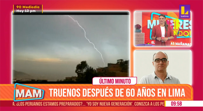 Abraham Levy explica qué hacer ante una tormenta eléctrica