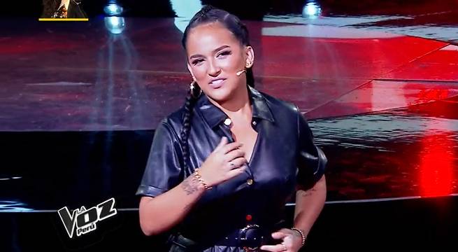 Daniela Darcourt “audicionó” en La Voz Perú con un final inesperado