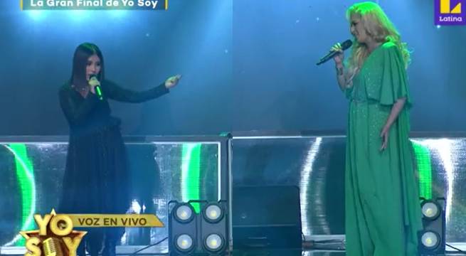 Imitadoras de Laura Pausini y Yuri se lucieron al cantar “Amores extraños”