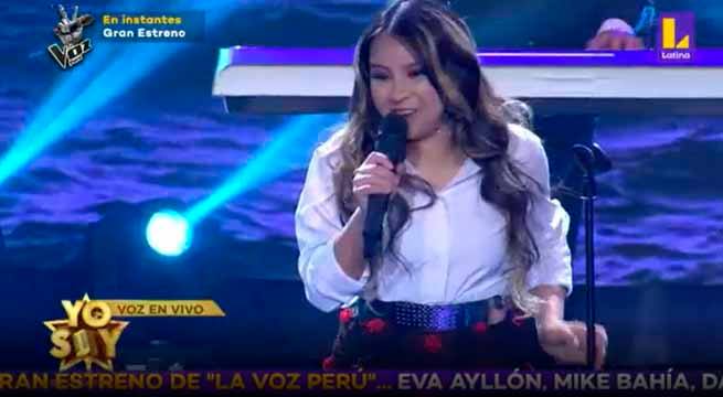 La imitadora de Amaia Montero cantó “La Playa”