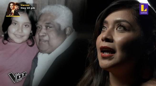 Ahijada del ‘Zambo’ Cavero se lució al cantar “Hoy tengo ganas de ti”