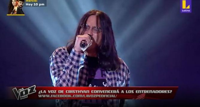 Cristhyan Guerrero intentó convencer a los entrenadores con el tema “Twist And Shout”