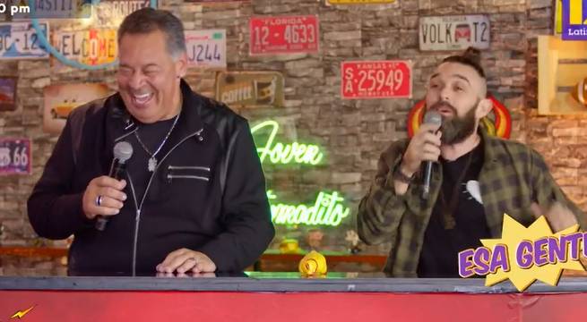 Tito Nieves y Daniela Darcourt jugaron a la ‘Ruleta musical’ en Noche de Patas