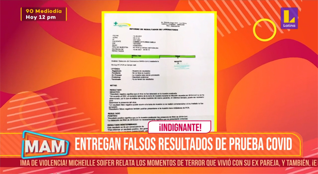 ¡Indignante!: Agencia de viaje entregan falsos resultados de pruebas covid