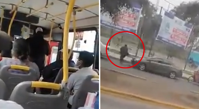 Conductor de un bus lleno de pasajeros abandonó el vehículo para ir a votar [VIDEO]