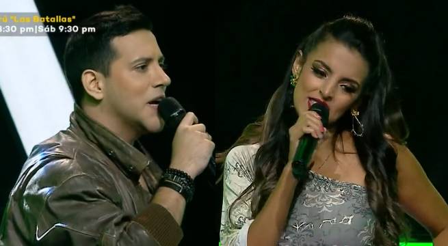 Jean Paul Santa María y Fabiola Cruzado batallaron cantando “Cuando te besé”