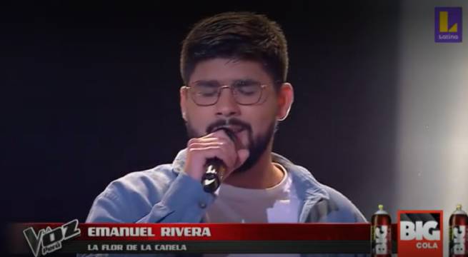 Emannuel Rivera cantó su propia versión de 
