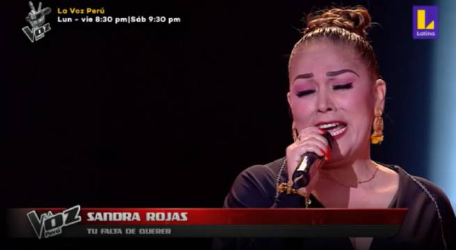 Sandra Rojas nos mostró su versión del tema “Tu falta de querer”