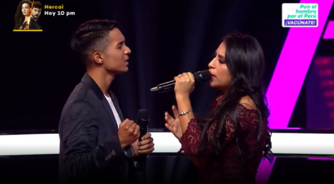 Pedro Crisanto y Eva Nerea cantaron “Que somos amantes”