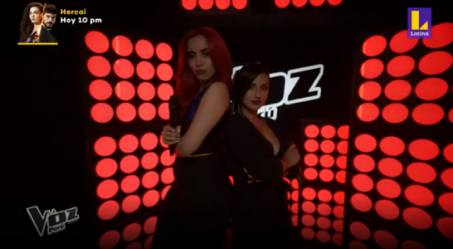 Lucy Young e Ivanova Castillo cantaron el tema “Propiedad privada”