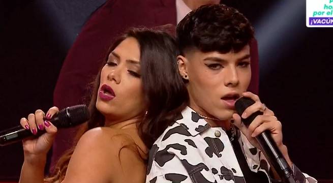 Ana Olórtegui y Stefano Grande retumbaron el escenario al cantar “Arrasando”