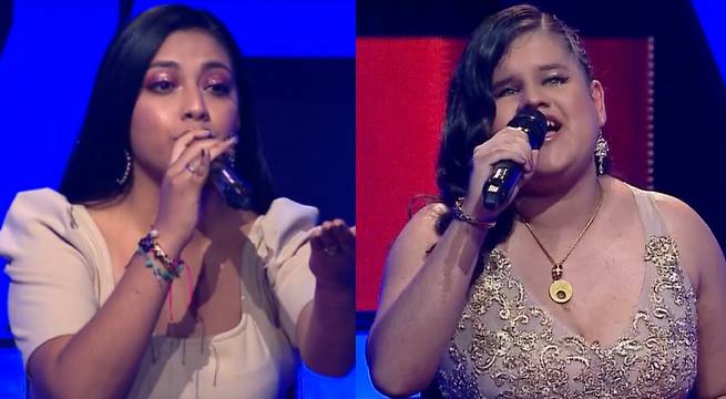 Antonella Mendoza y Gisselli Ramírez batallaron cantando “Mal paso”