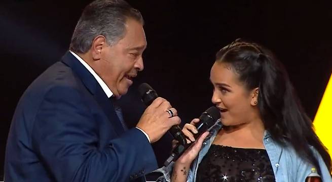 Daniela Darcourt y Tito Nieves cantaron “Si tú te atreves” en La Voz Perú